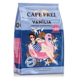 Kávékapszula, Nespresso® kompatibilis, 20 db, CAFE FREI, vanília